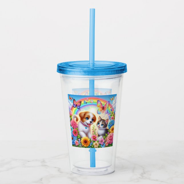 Vaso Acrílico Aroma de cachorro/gatito (Anverso)