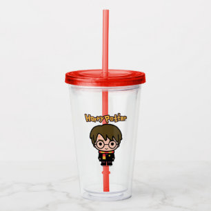 Vaso Acrílico Arte de caricaturas de Harry Potter