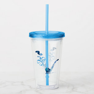 Vaso Acrílico Arte de fumar en pipa 2