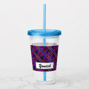 Vaso Acrílico Arte Deco "fracturado" por Kenneth Yoncich