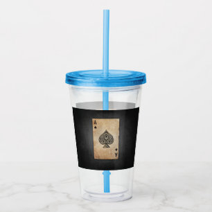 Vaso Acrílico As de espadas lanzar almohada