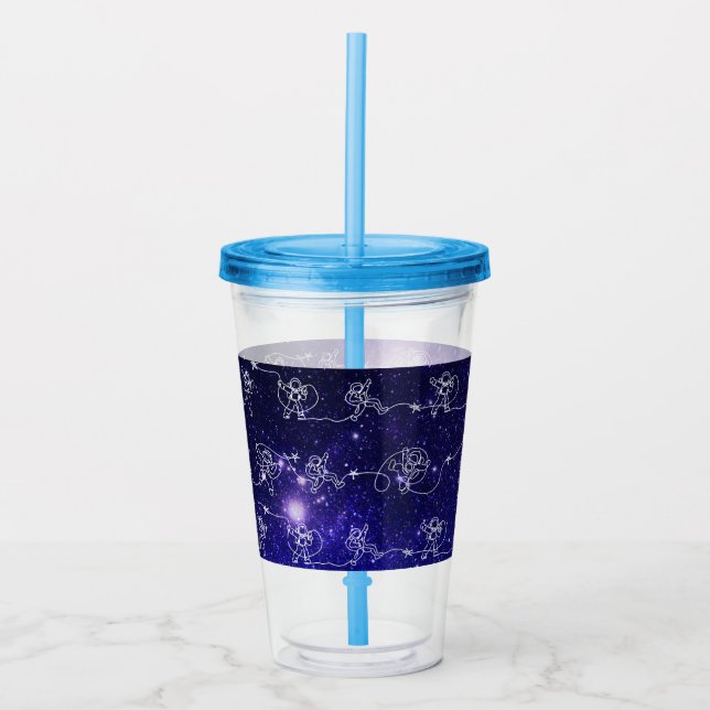 Vaso Acrílico Astronauta (Anverso)