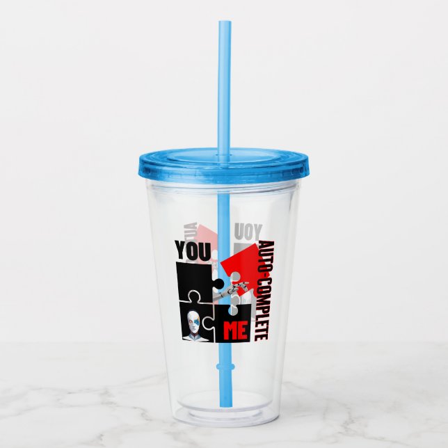 Vaso Acrílico Autocompletar me.w (Anverso)