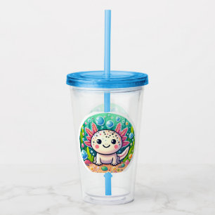 Vaso Acrílico Axolotl MUG Salamander