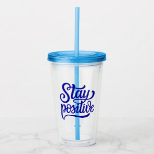 Vaso Acrílico Azul positivo