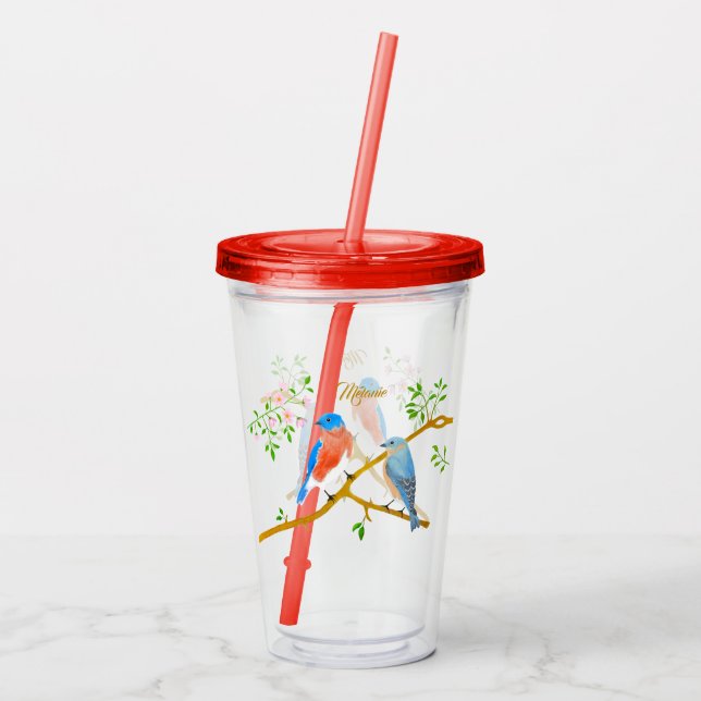 Vaso Acrílico Azulejos (Reverso)