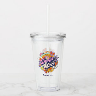 Vaso Acrílico Bachelorette Boogie Bride ID929 de Groovy 70