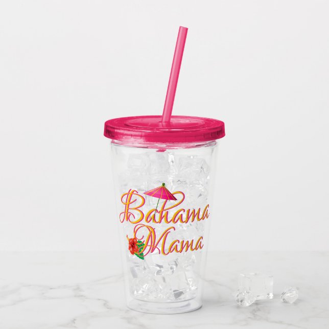 Vaso Acrílico Bahama Mama (Reverso (hielo))