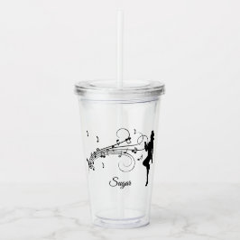 Vaso Acrílico Bailarina