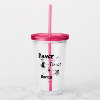 Vaso Acrílico Baile de danza ballet Tumbler acrílico