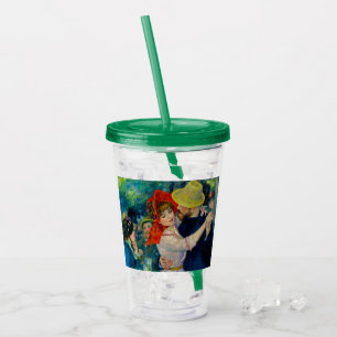 Vaso Acrílico Baile en Bougival Pierre Renoir