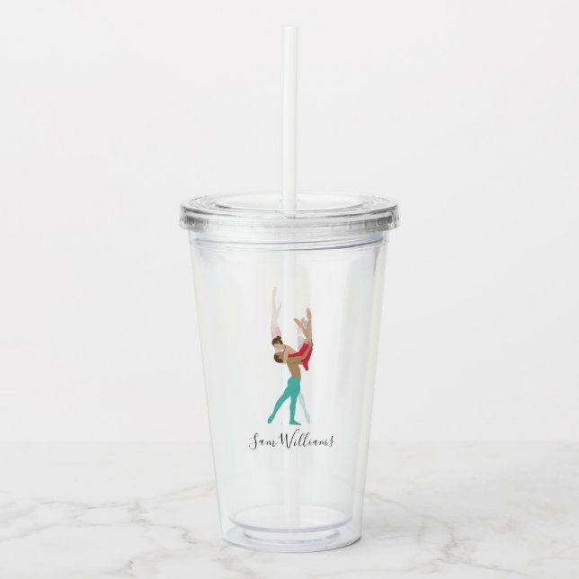 Vaso Acrílico Ballet (Anverso)