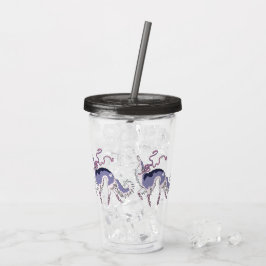 Vaso Acrílico Ballet Borzoi Tumbler Acrílico Gris
