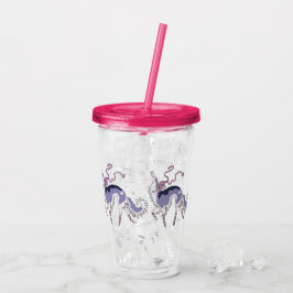 Vaso Acrílico Ballet Borzoi Tumbler acrílico rosado