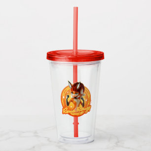 Vaso Acrílico Banda del círculo Rena Rouge