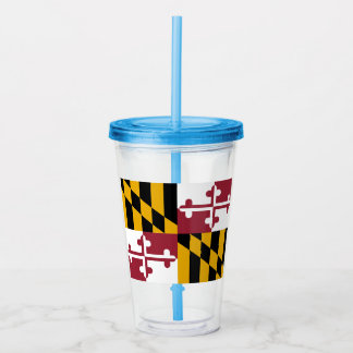 Vaso Acrílico Bandera de Maryland