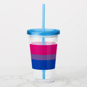 Vaso Acrílico Bandera del orgullo bisexual de SlipperyJoe's lava