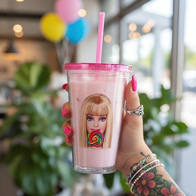 Vaso Acrílico Barb (Subido por el creador)