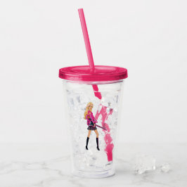 Vaso Acrílico Barbie Acrylic Tumbler