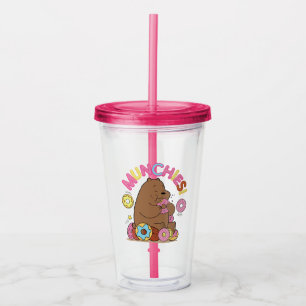 Vaso Acrílico ¡Bare Bears - Grizz Donut Munchies!