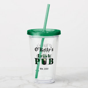 Vaso Acrílico Barra de pub irlandesa Taberna Taverna Tirreno Tir