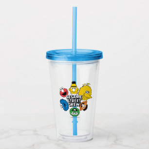 Vaso Acrílico Barrio Sésamo