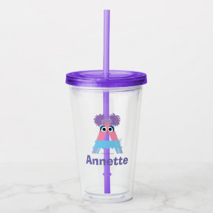 Vaso Acrílico Barrio Sésamo   A es para Abby