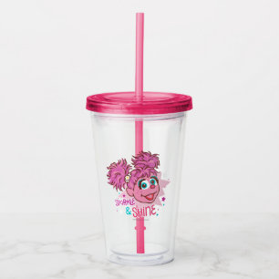 Vaso Acrílico Barrio Sésamo   Abby Cadabby - Sparkle & Shine