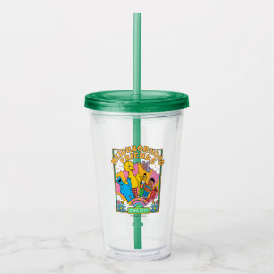 Vaso Acrílico Barrio Sésamo   Amigos vecinos
