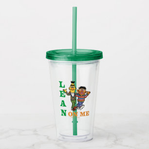 Vaso Acrílico Barrio Sésamo   Bert y Ernie Lean sobre mí