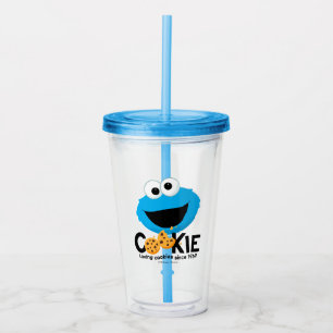 Vaso Acrílico Barrio Sésamo   Cookies amantes de la galleta