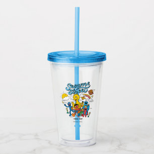 Vaso Acrílico Barrio Sésamo   Desde 1969