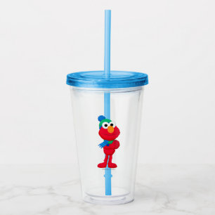 Vaso Acrílico Barrio Sésamo   Elmo de invierno