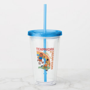 Vaso Acrílico Barrio Sésamo Ernie y Bert Teamwork