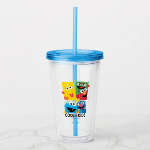 Vaso Acrílico Barrio Sésamo   Niños de Guay