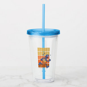Vaso Acrílico Barrio Sésamo Rutas de cultivo