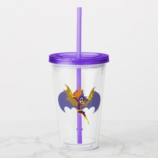 Vaso Acrílico Batgirl de Super Hero del DC (Anverso)