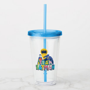 Vaso Acrílico Batman Equipo Batman