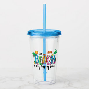 Vaso Acrílico beach vibes mugs