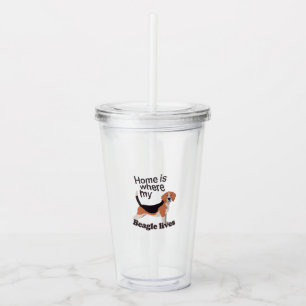Vaso Acrílico Beagle Home