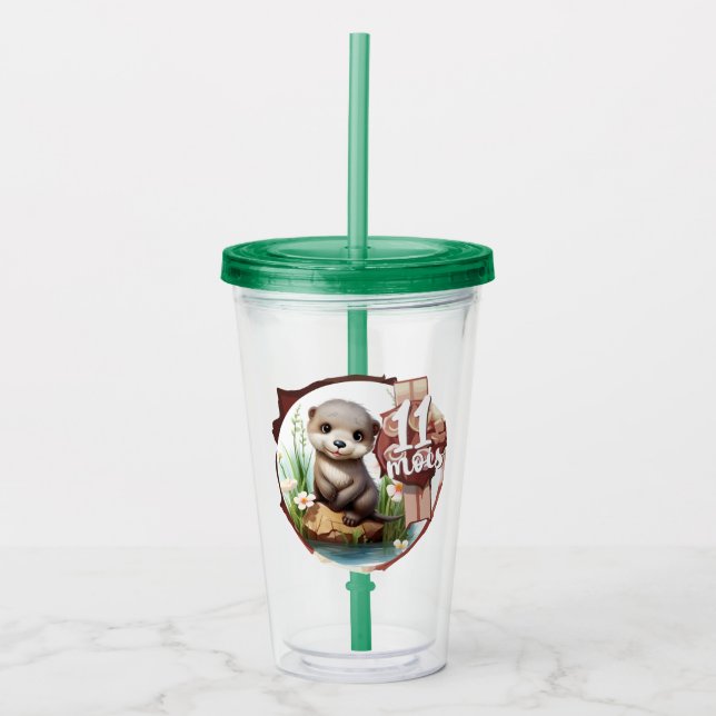 Vaso Acrílico Bébé - 11 mois (Anverso)