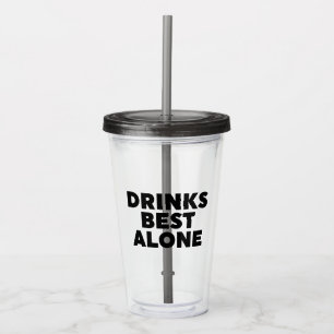 Vaso Acrílico Bebe el mejor vidrio solitario