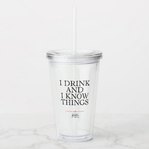 Vaso Acrílico Bebí y sé cosas