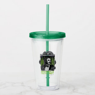 Vaso Acrílico Beetlejuice   "Ghost With The Most" Portrait