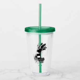Vaso Acrílico Beetlejuice Sandworm Illustration