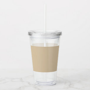 Vaso Acrílico Beige Champán