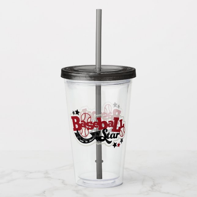 Vaso Acrílico Béisbol (Anverso)