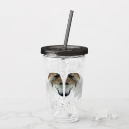 Vaso Acrílico Bellezas borzoi Tumbler acrílico