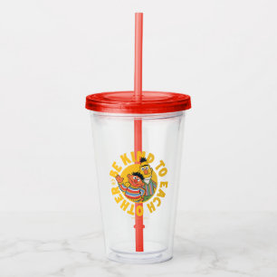 Vaso Acrílico Bert y Ernie   Ser amables entre sí