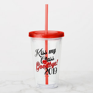 Vaso Acrílico Bese mi clase adiós 2019